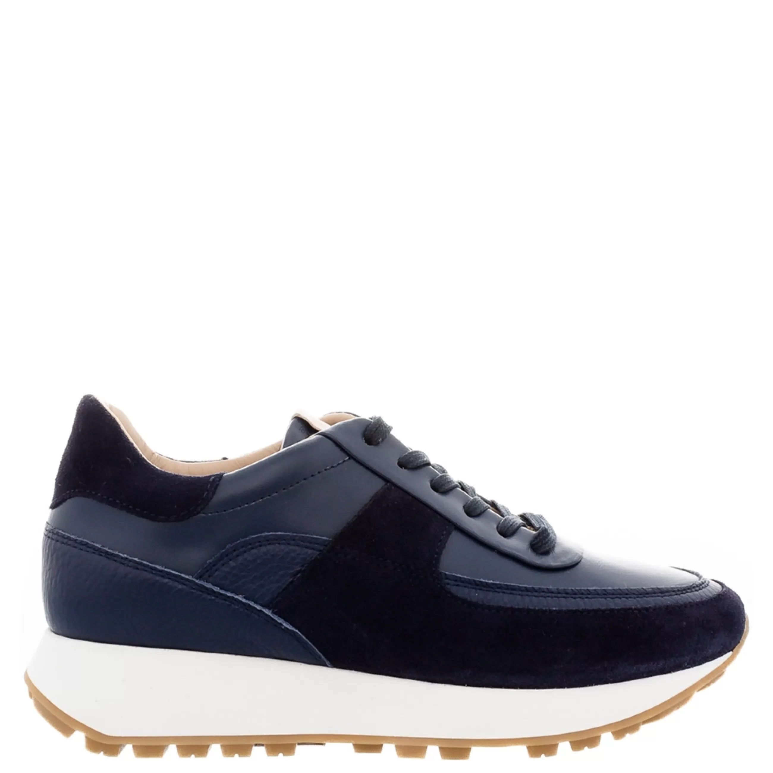 Polo Navy Leather Trainers>Carl Scarpa Cheap