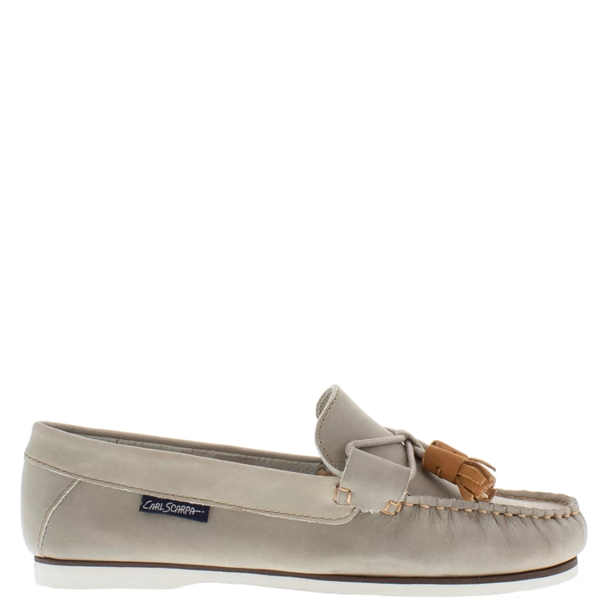 Rebecca Taupe Boat Shoes>Carl Scarpa Shop