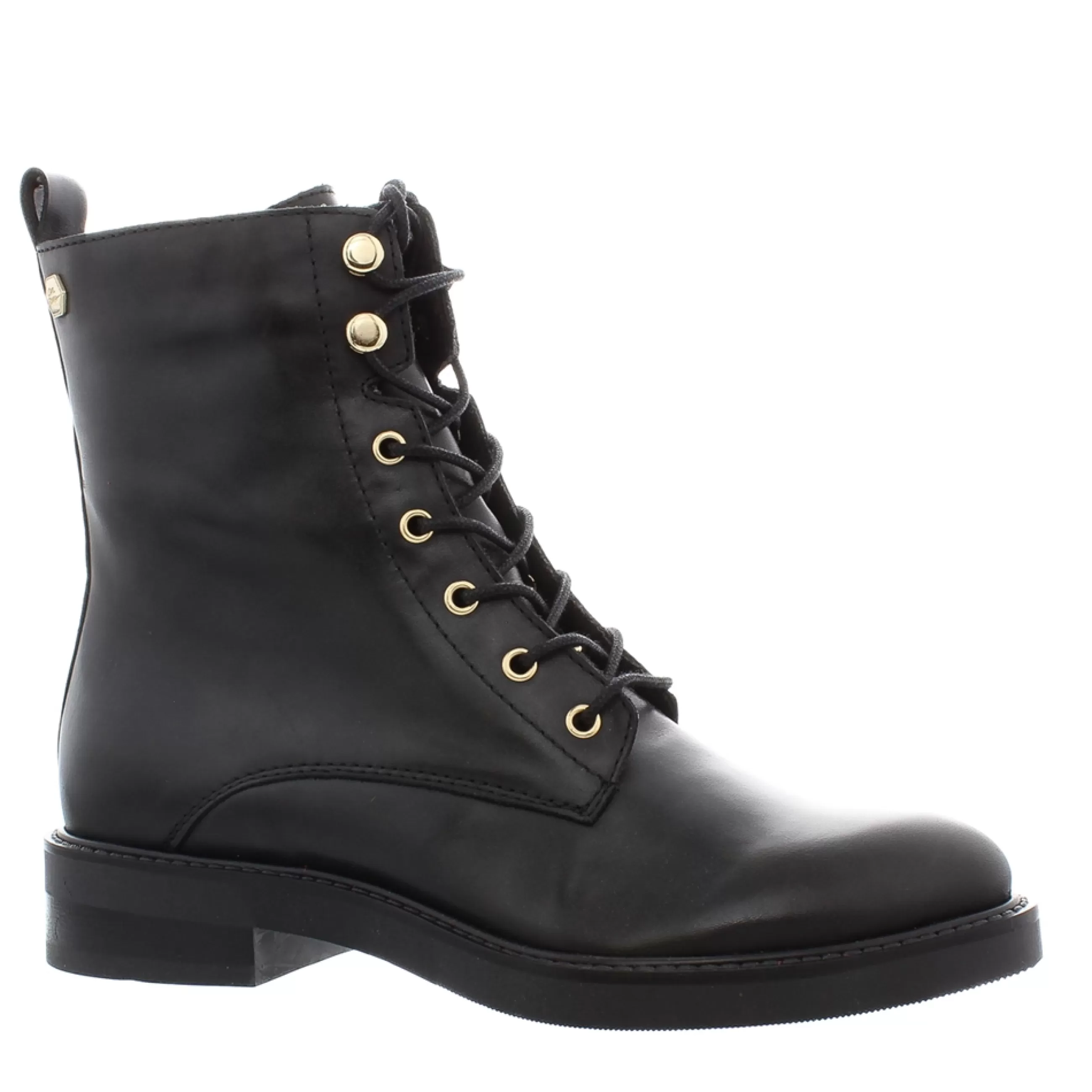 Roux Black Leather Lace Up Ankle Boots>Carl Scarpa Cheap