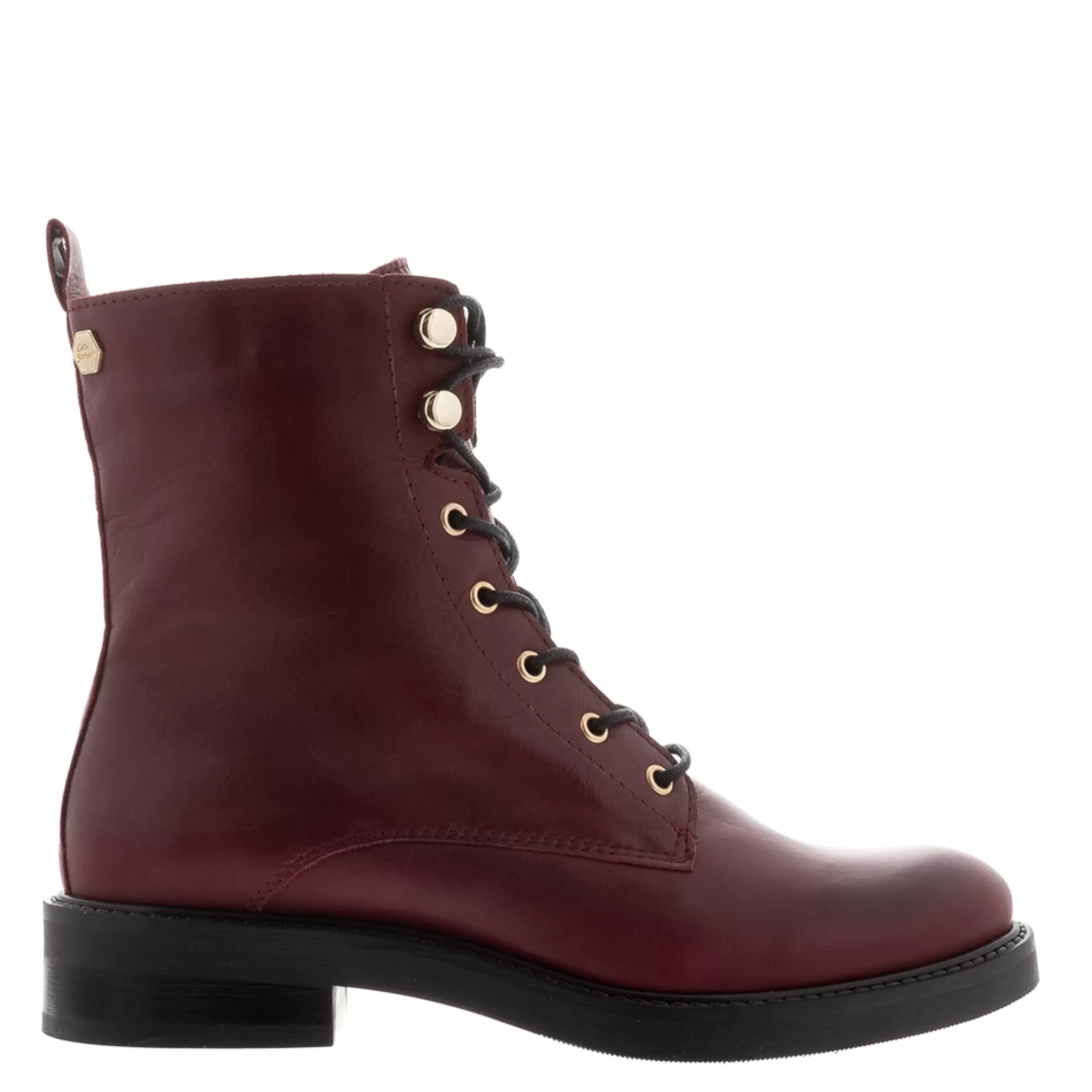 Roux Burgundy Leather Lace Up Ankle Boots>Carl Scarpa Clearance