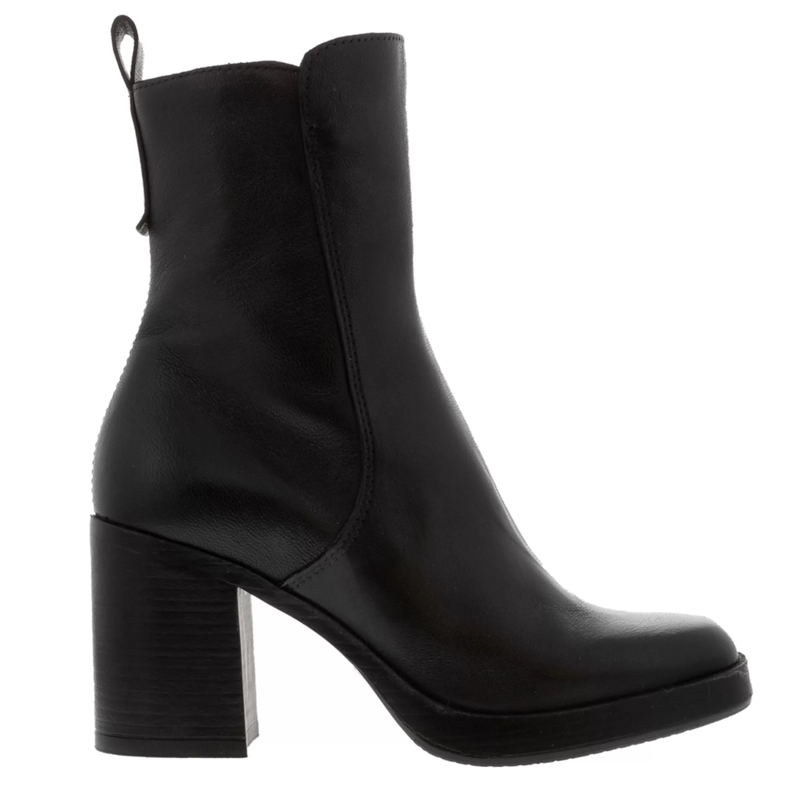 Saxby Black Leather Ankle Boots>Carl Scarpa New