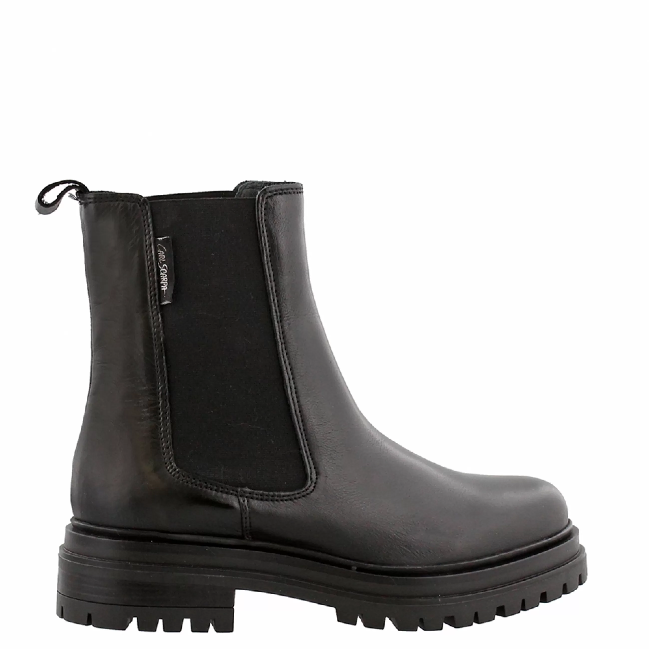 Selessia Black Leather Chelsea Boots>Carl Scarpa Hot