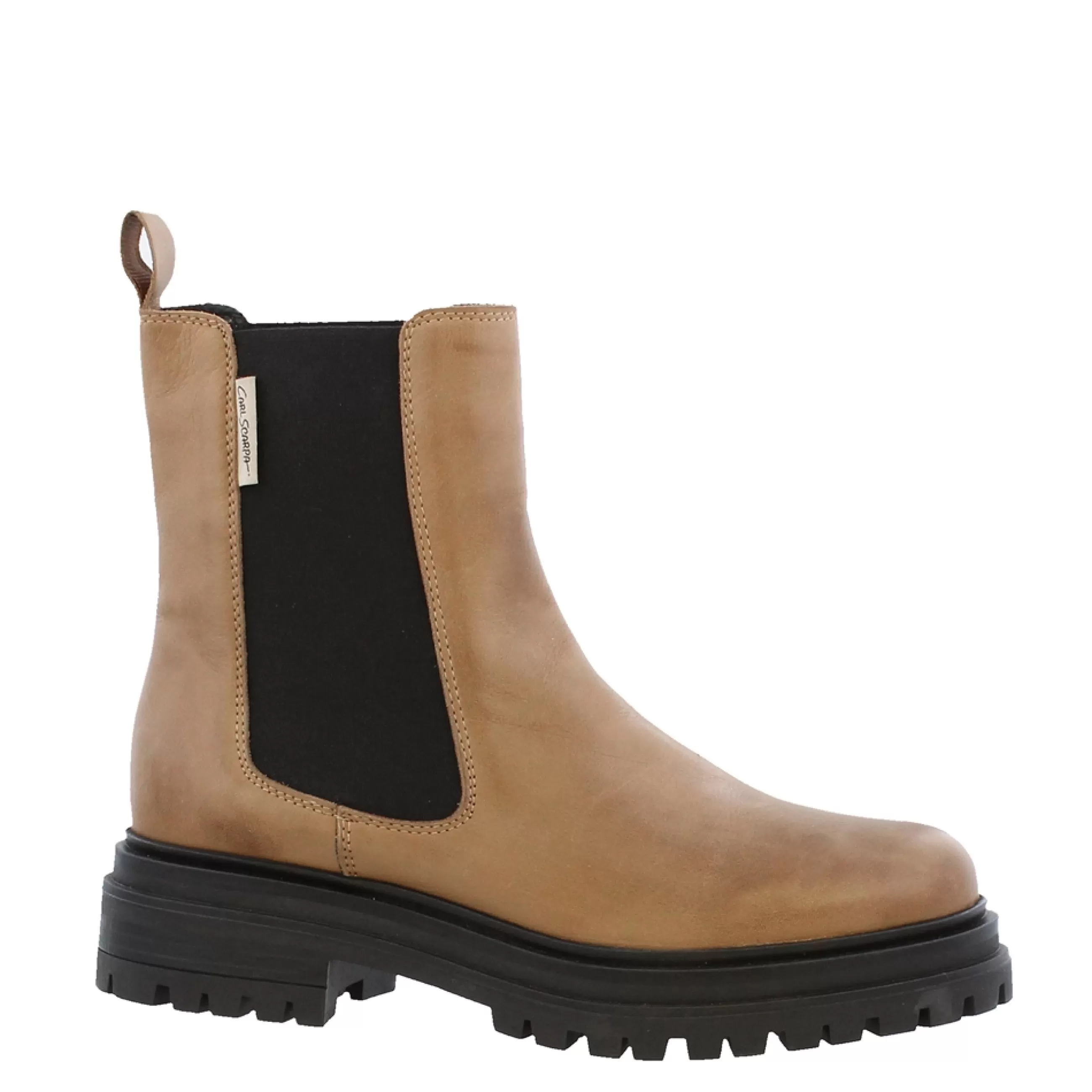 Selessia Taupe Leather Chelsea Boots>Carl Scarpa Cheap