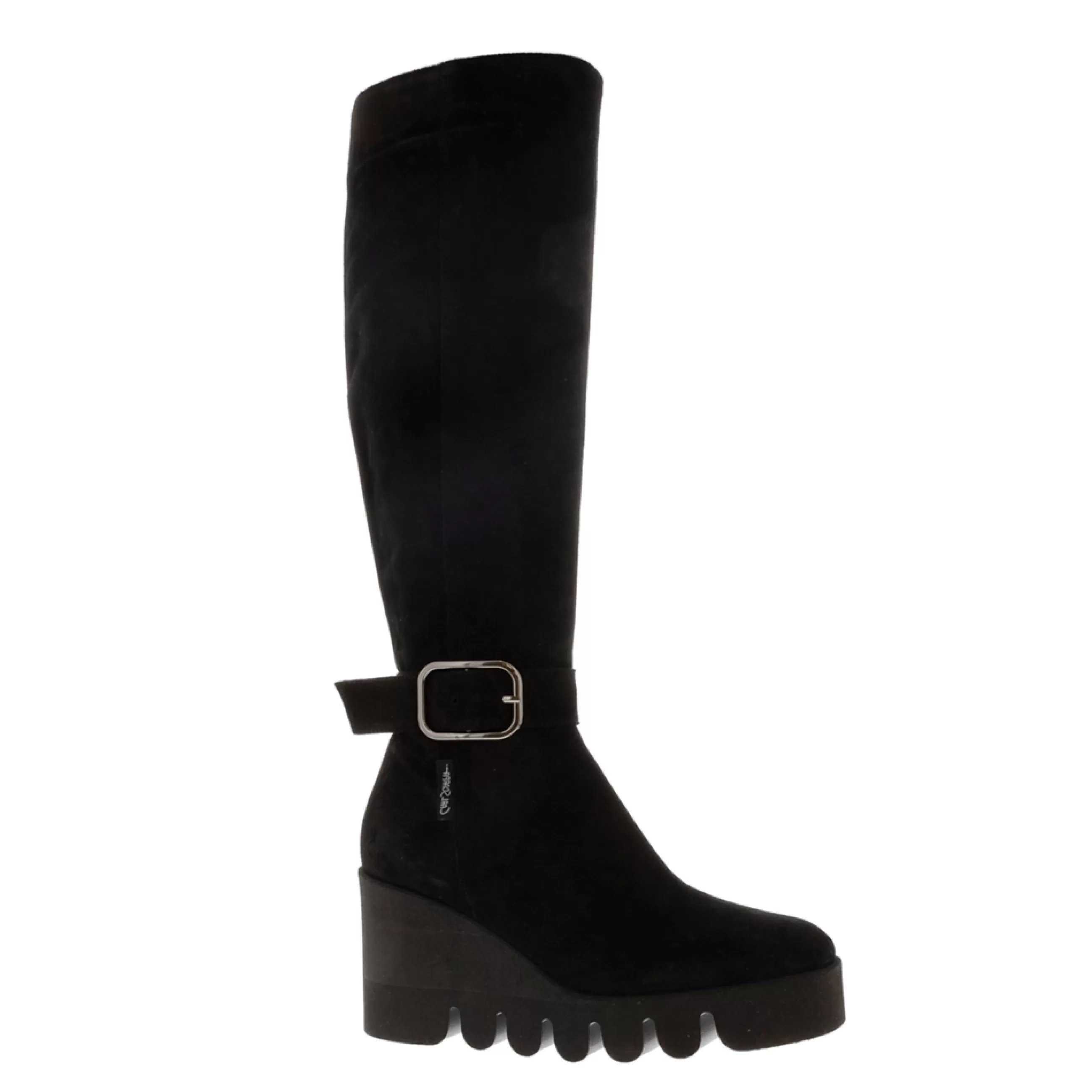 Sorelle Black Suede Wavesole Knee High Boots>Carl Scarpa Cheap