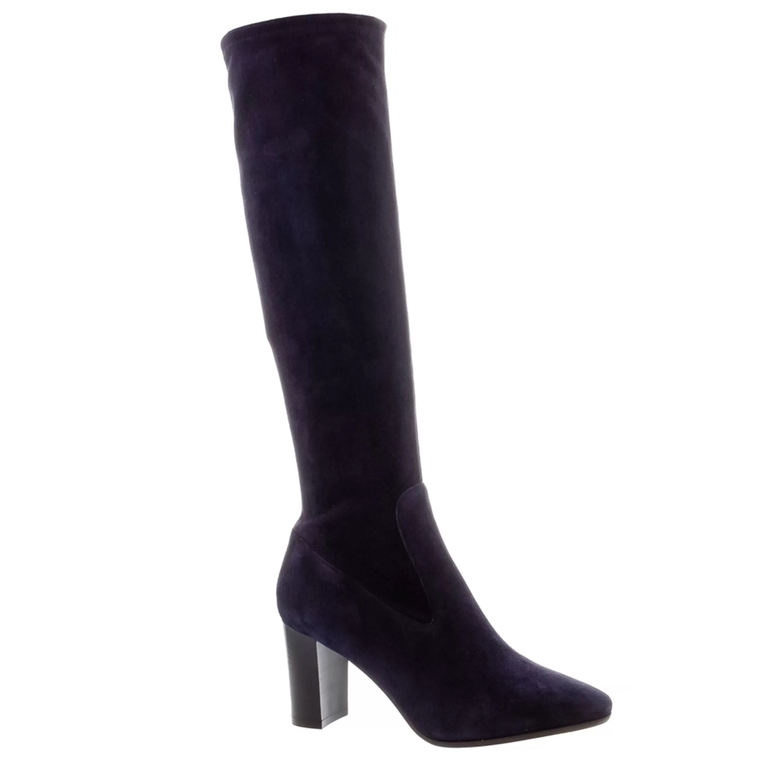 Spirit Navy Suede Knee High Boots>Carl Scarpa Outlet