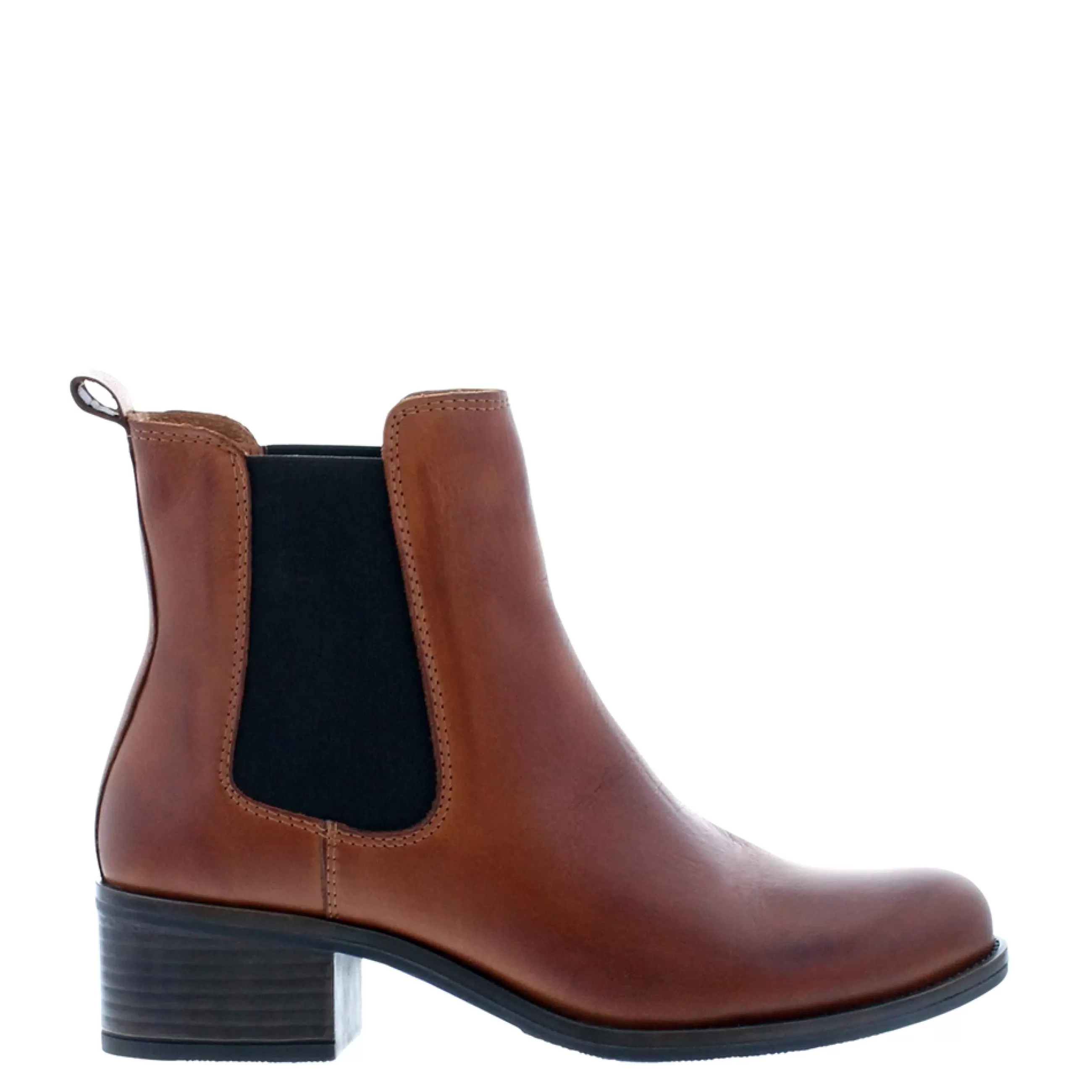 Stormi Tan Leather Block Heeled Chelsea Boots>Carl Scarpa Cheap