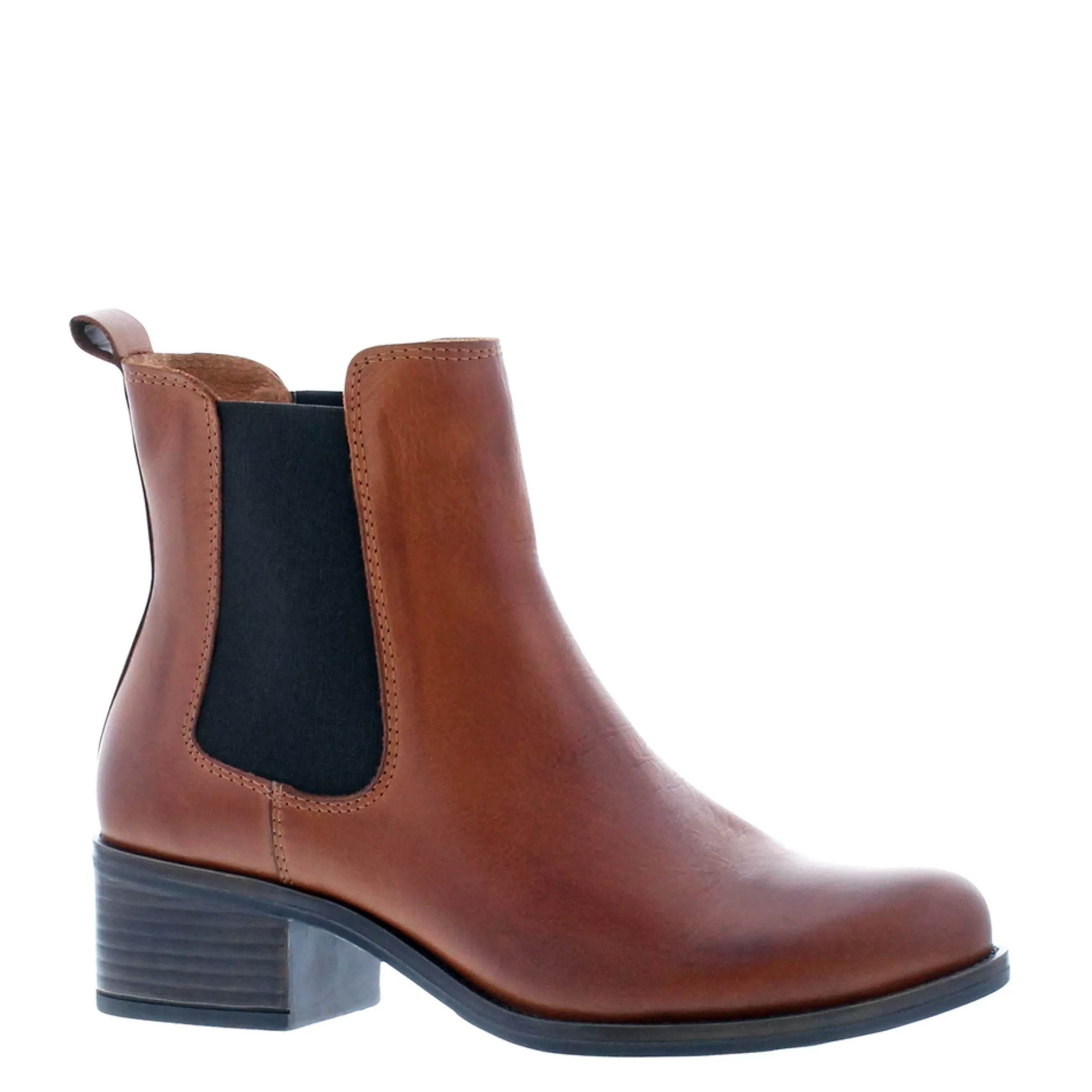 Stormi Tan Leather Block Heeled Chelsea Boots>Carl Scarpa Cheap