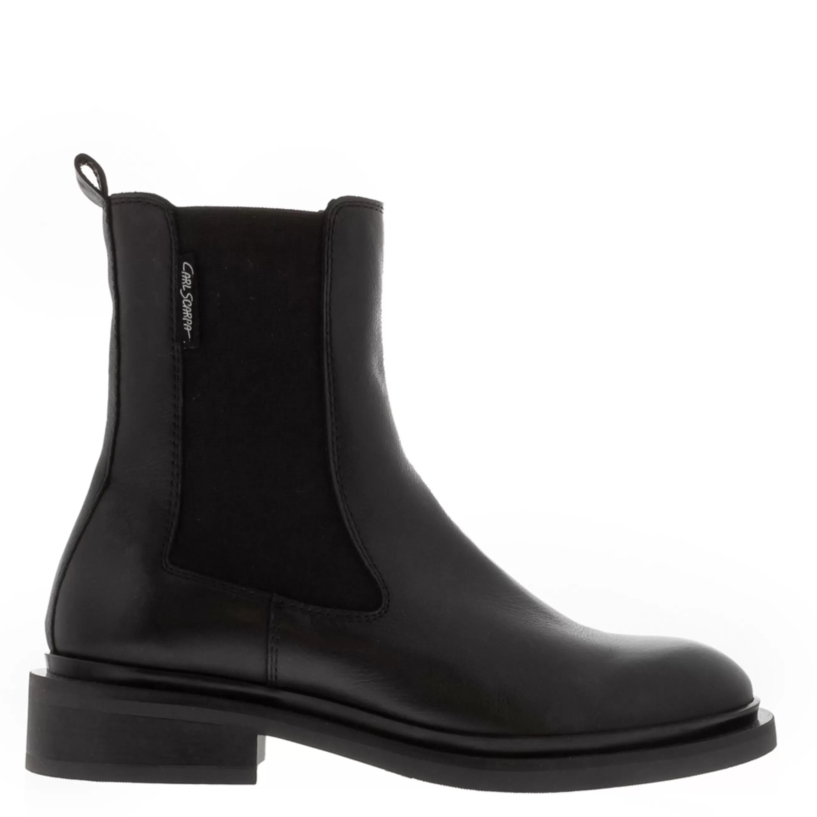 Torino Black Leather Chelsea Boots>Carl Scarpa Clearance