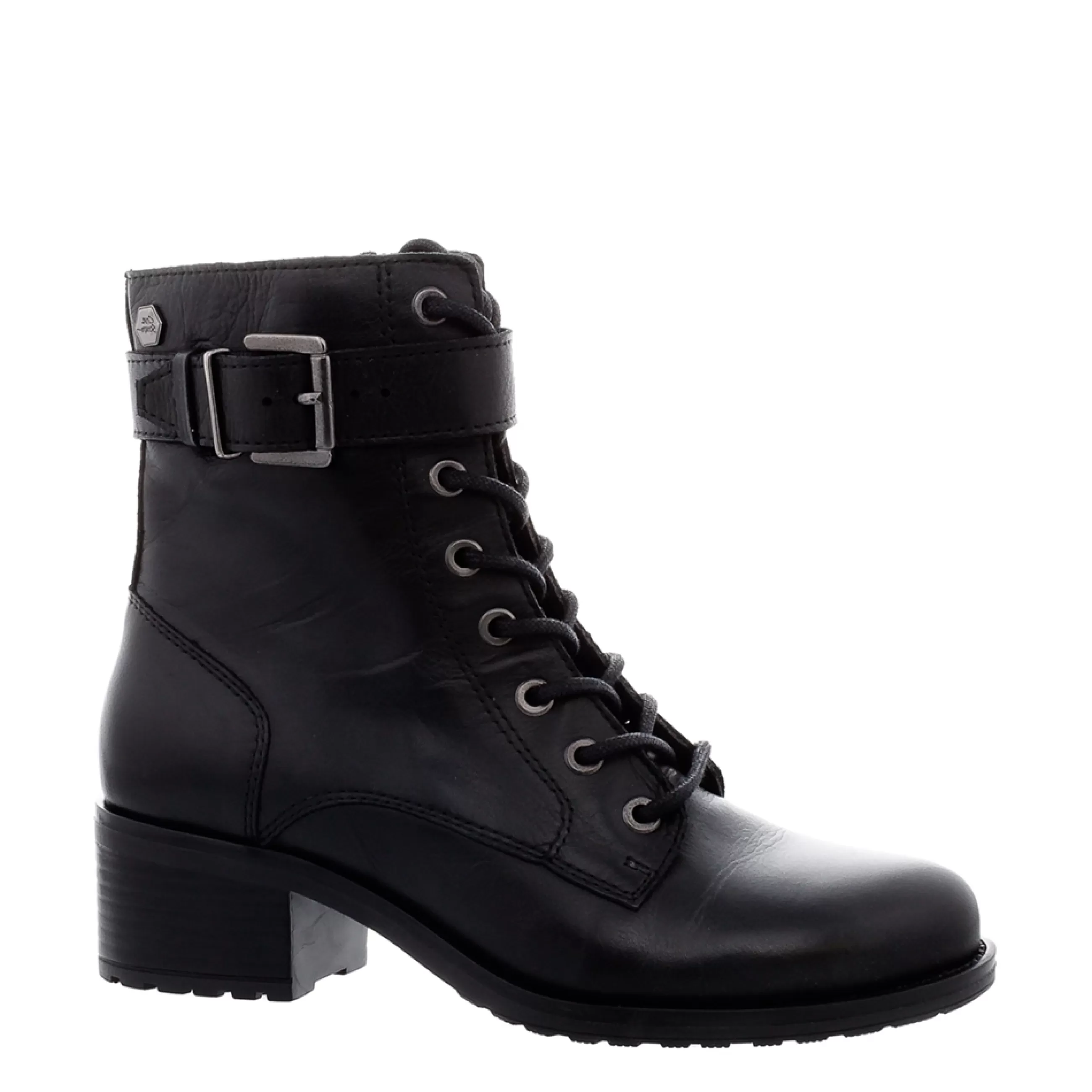 Turner Black Leather Lace Up Ankle Boots>Carl Scarpa Clearance