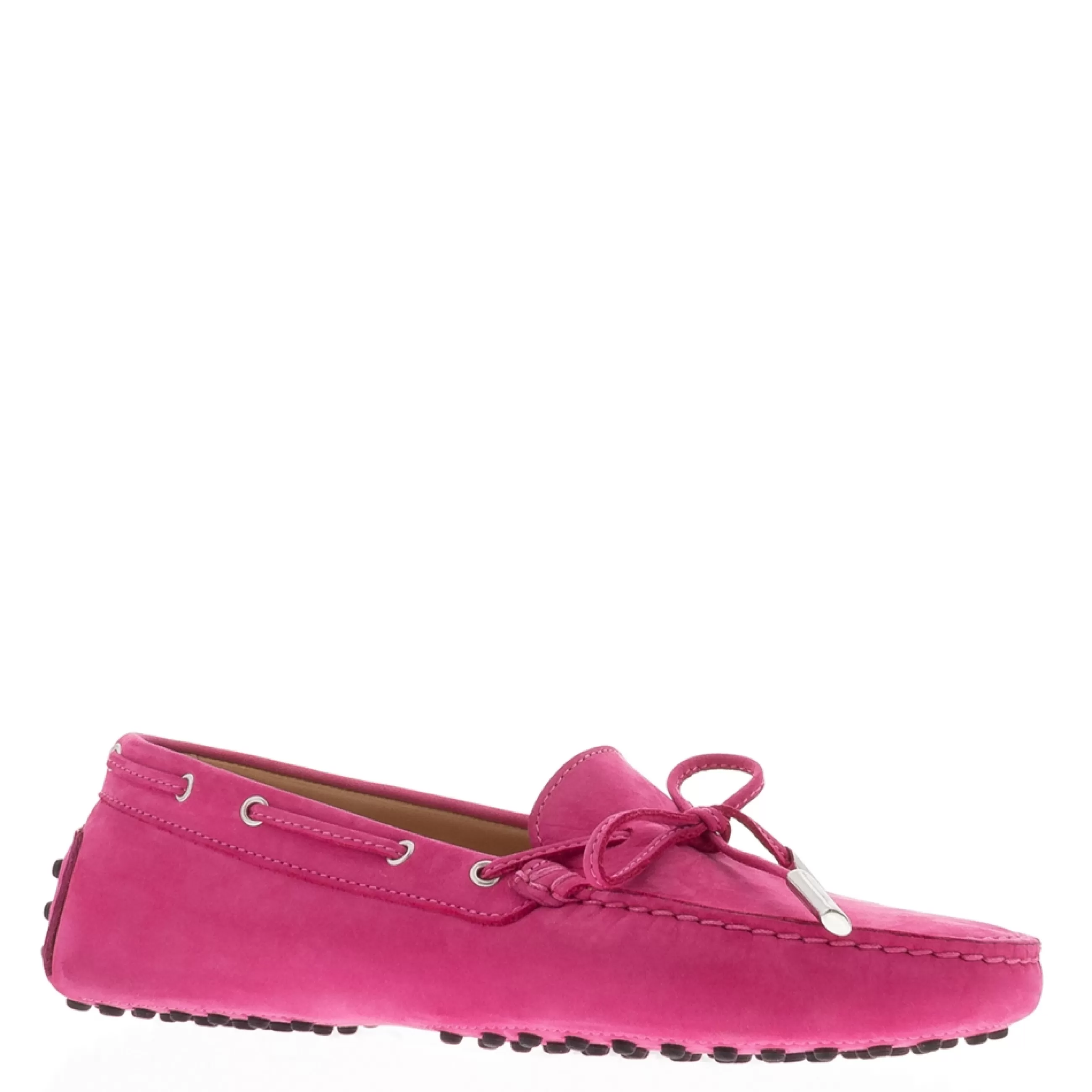 Venerdi Fuchsia Nubuck Suede Loafers>Carl Scarpa Store